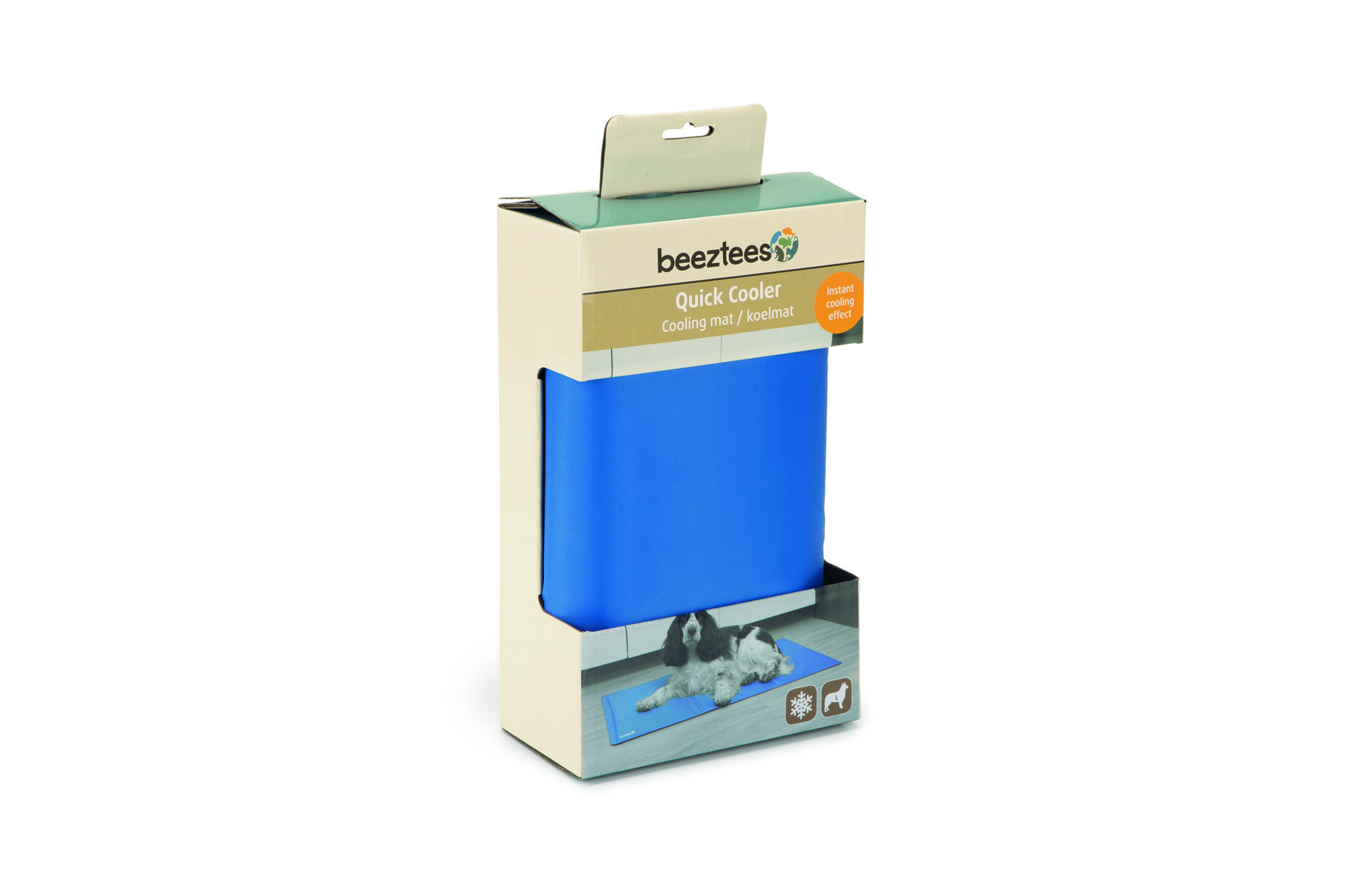 Beeztees Quick Cooler Izi - Koelmat hond - Blauw - L