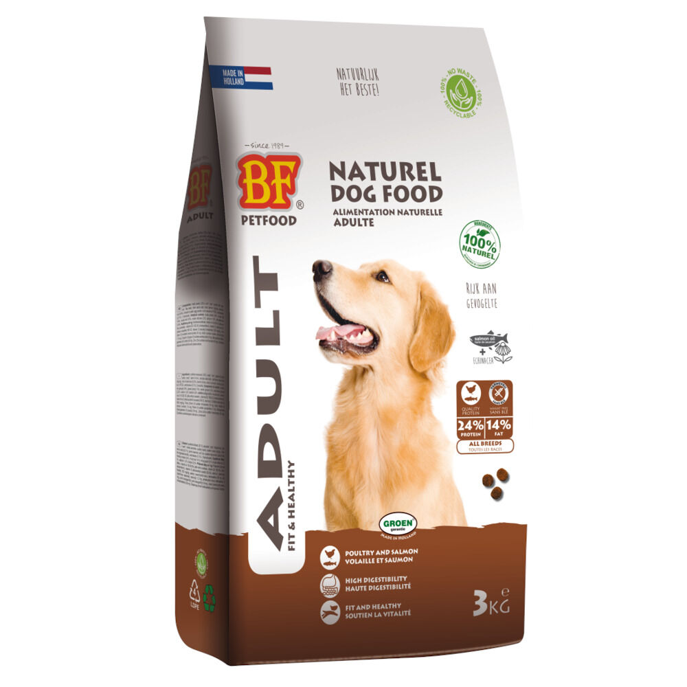 BF Petfood Adult Krokant - Hondenvoer - 3.00 - gevogelte