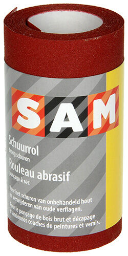 SAM Rol P180 120mm x 4,5m - Schuurpapier - 180 - Rood - 12.1x6.5x6.5 cm - 12 cm SAM Rol P180 120mm x 4,5m - Schuurpapier - 180 - Rood - 12.1x6.5x6.5 cm - 12 cm