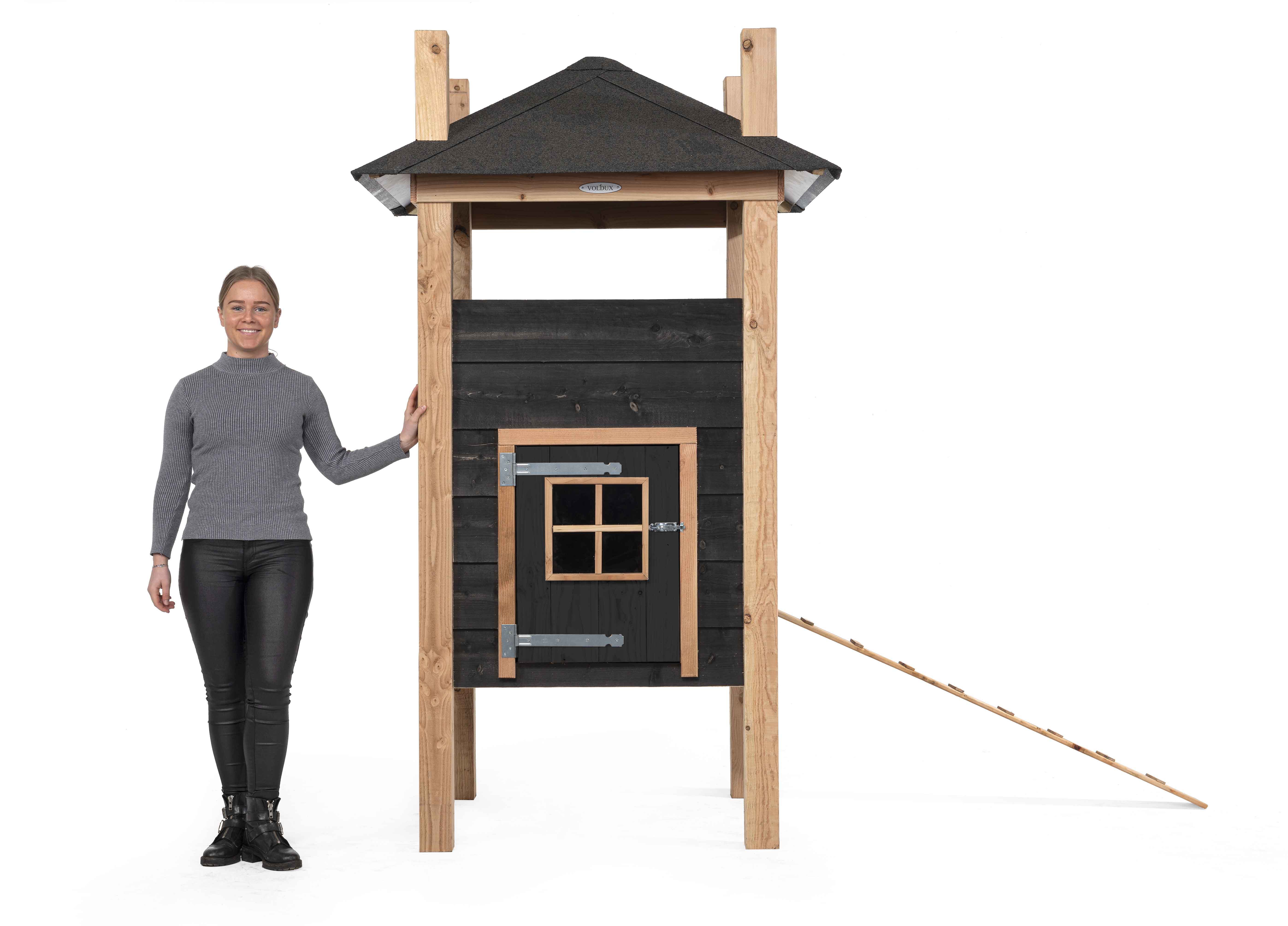 Voldux Hooiberg Bert - Kippenhok - 225.00 cm - Zwart - 125.00 cm - 125.00 cm