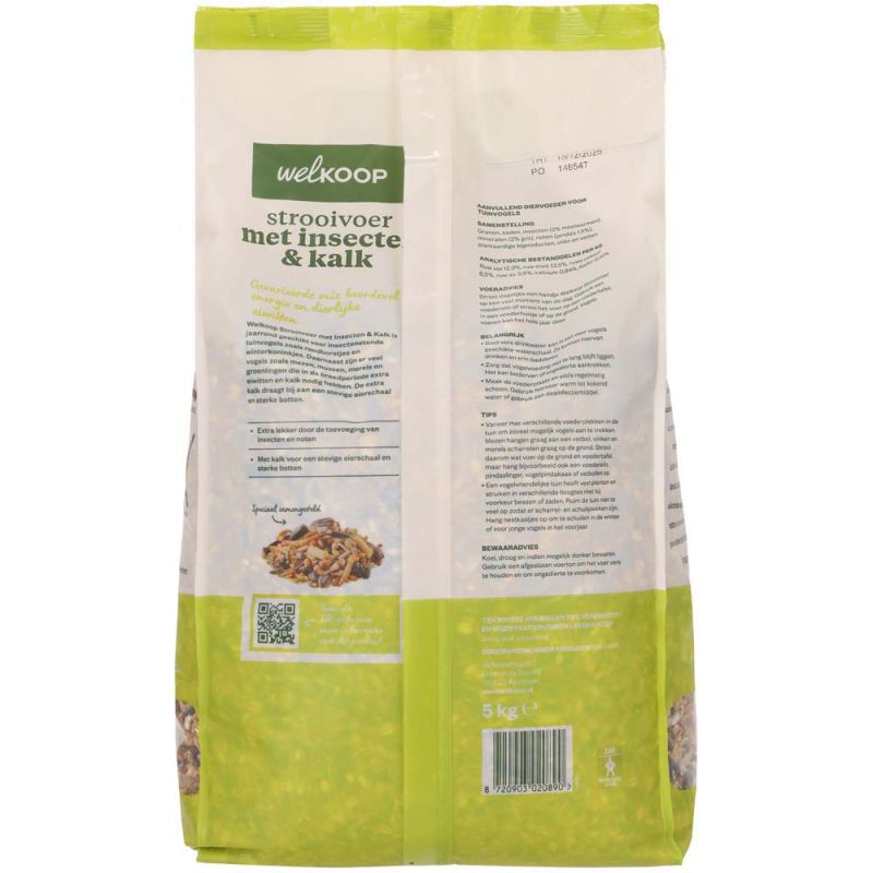Welkoop - Strooivoer - Tuinvogelvoer - 5 - Kalk, insecten