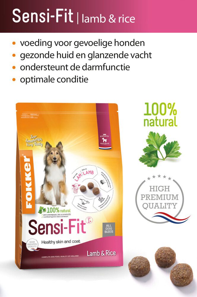 Fokker Sensi-Fit - Hondenvoer - 13.00 - lam, rijst