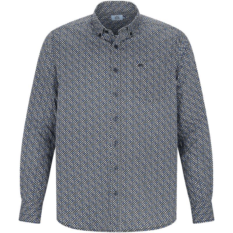 Veleste Tobias - Overhemd - 2XL - Blauw