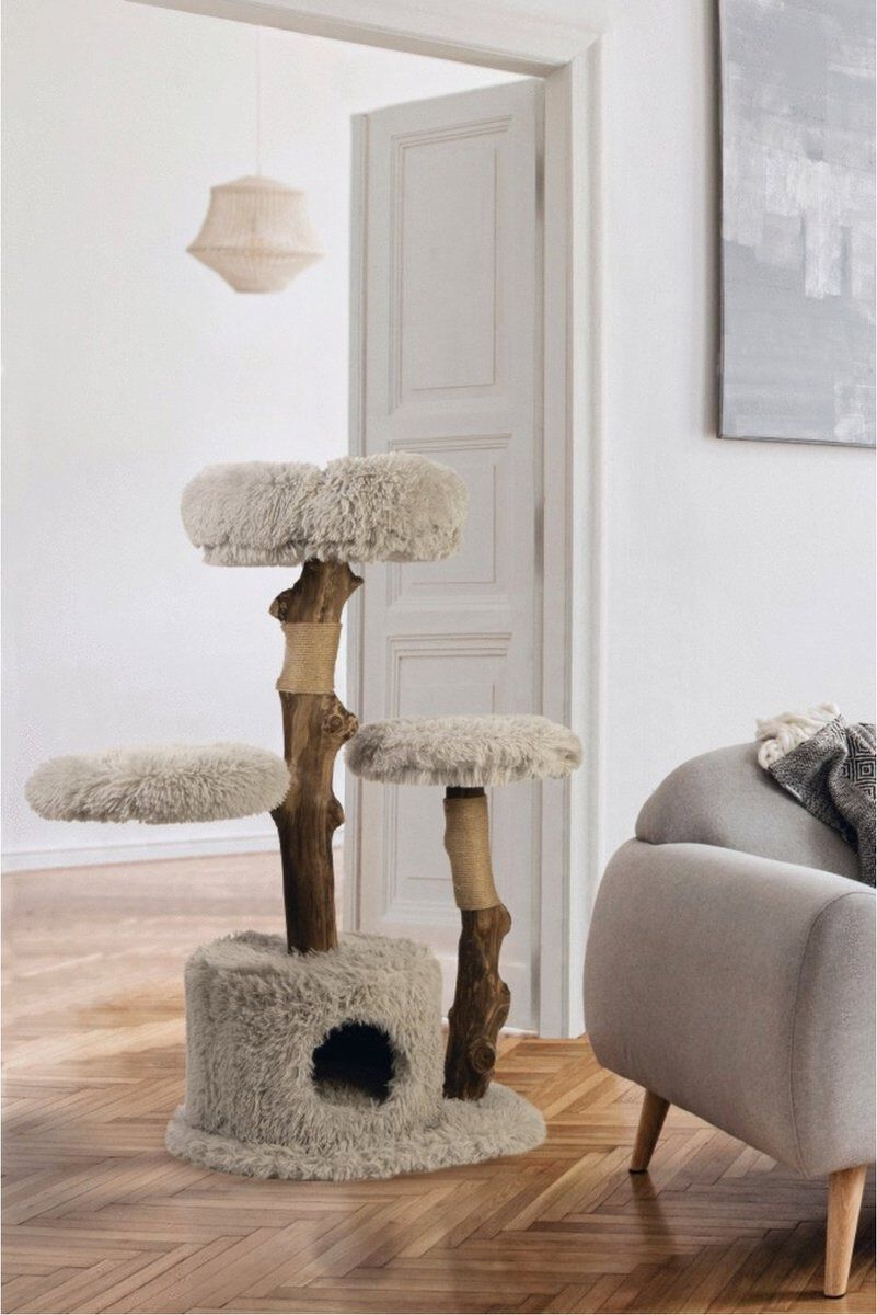 Designed by Lotte Ziza - Krabpaal - 100.00 cm - Grijs - 45.00 cm - 100.00 cm - 60.00 cm