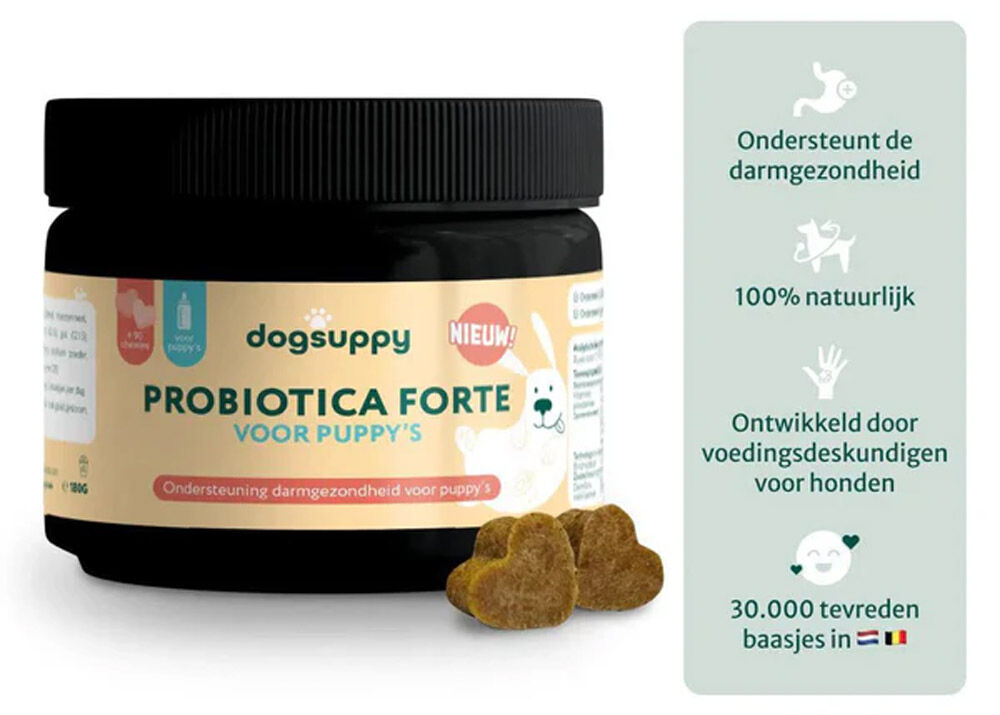Dogsuppy Probiotica Forte insect - Spijsvertering en darmflora - 1.00 cm - 1.00 cm - 1.00 cm