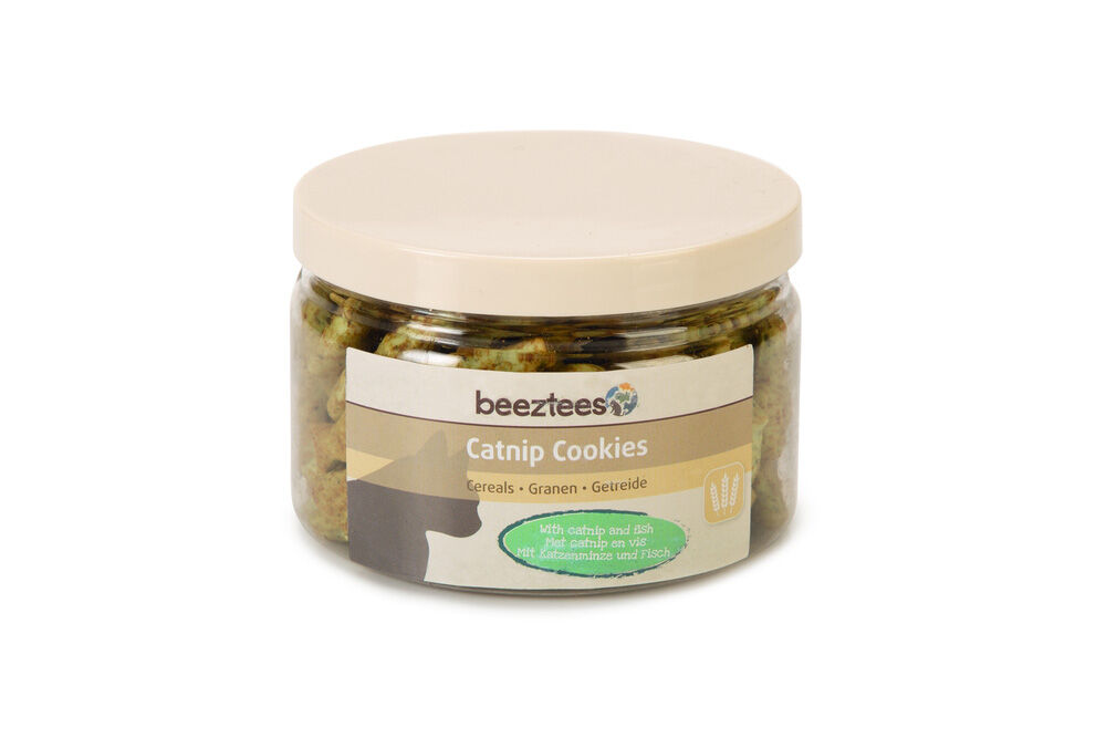Beeztees Catnip Cookies Granen - Kattensnack - Zalm - 85 gram