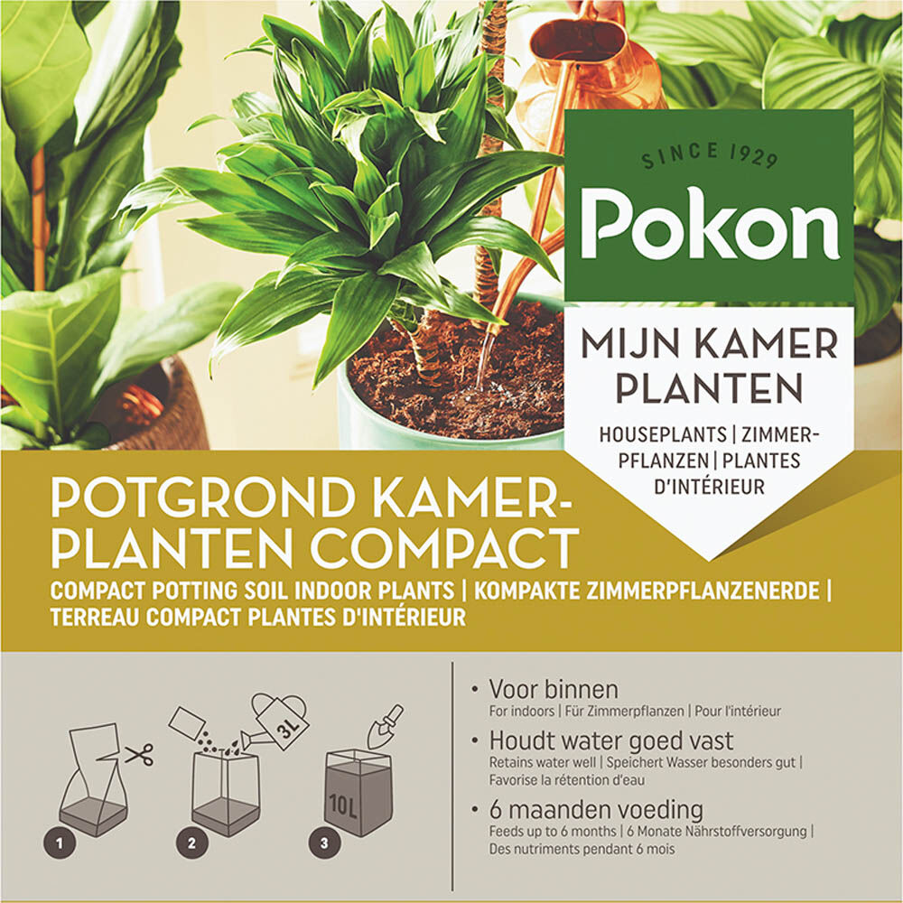 Pokon Kamerplanten Compact - Potgrond - 10