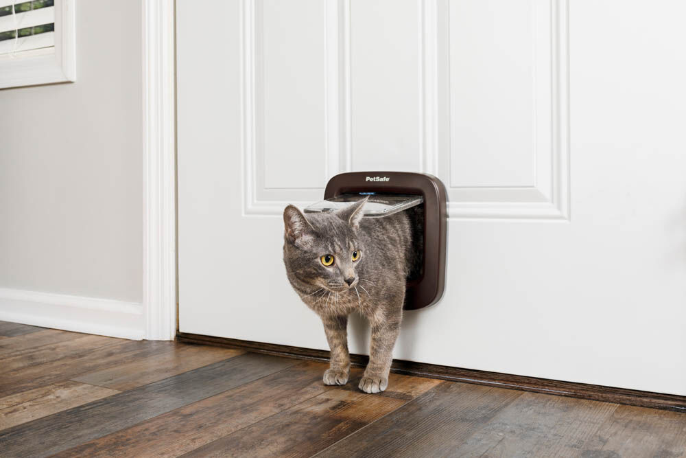 Petsafe - Kattenluik op microchip - 24.00 cm - Bruin - 22.00 cm - 12.20 cm