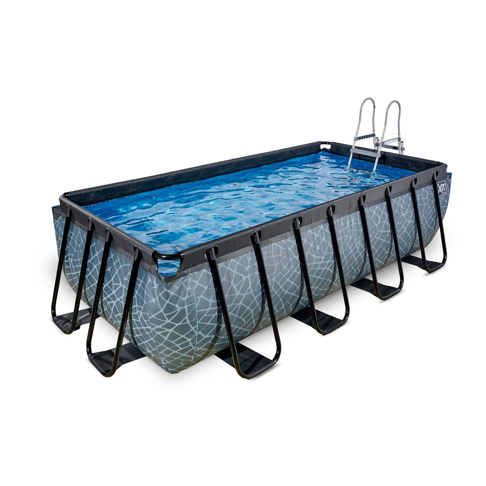 EXIT Stone Frame Pool - Zwembad - Stone - 1x400250x100 cm EXIT Stone Frame Pool - Zwembad - Stone - 1x400250x100 cm