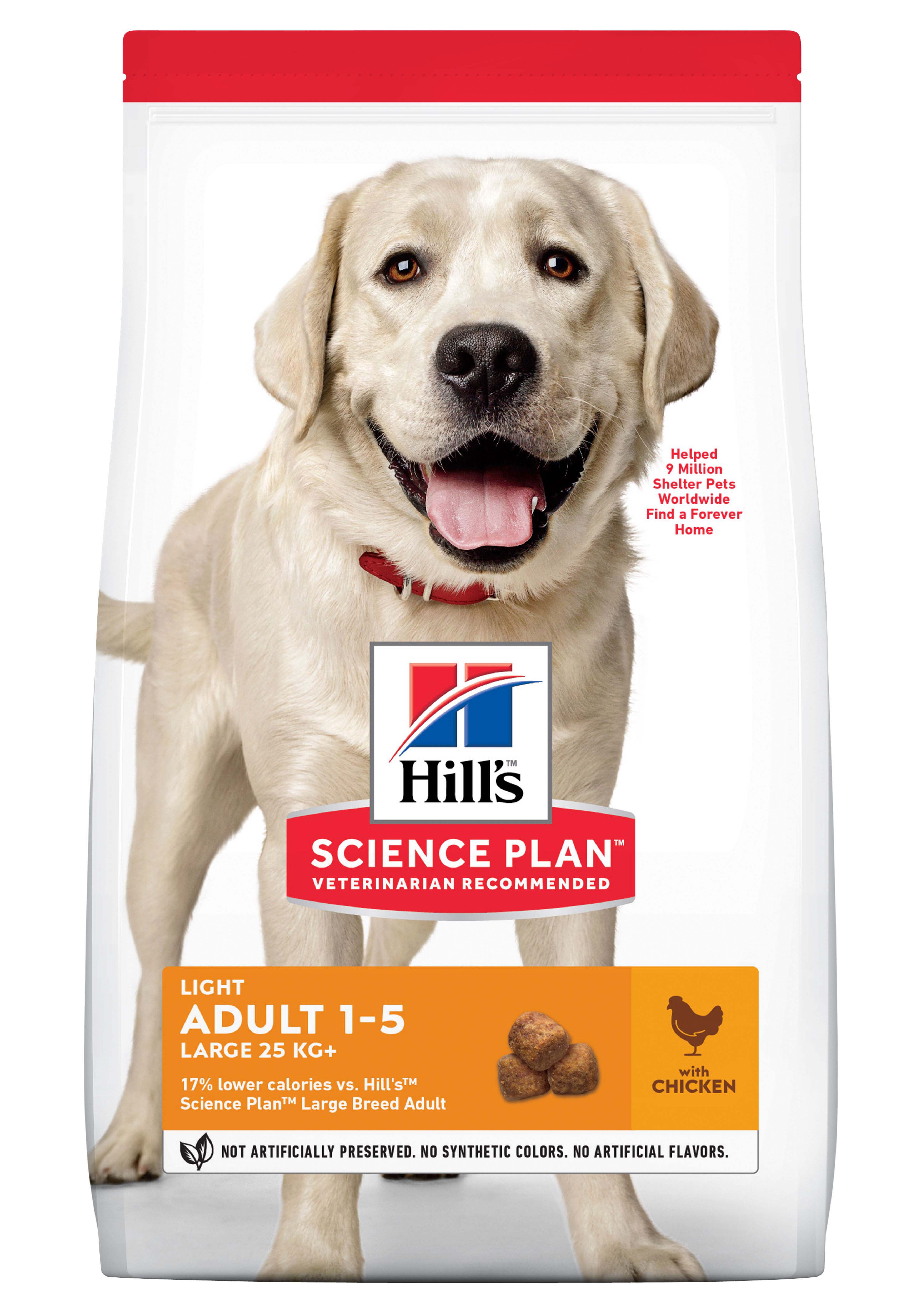 Hill's Science Plan Adult Light Large breed - Hondenvoer - 12 - kip Hill's Science Plan Adult Light Large breed - Hondenvoer - 12 - kip