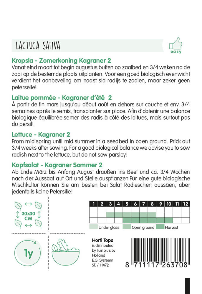 Horti Tops Kagraner Sommer 2 - Kropsla -