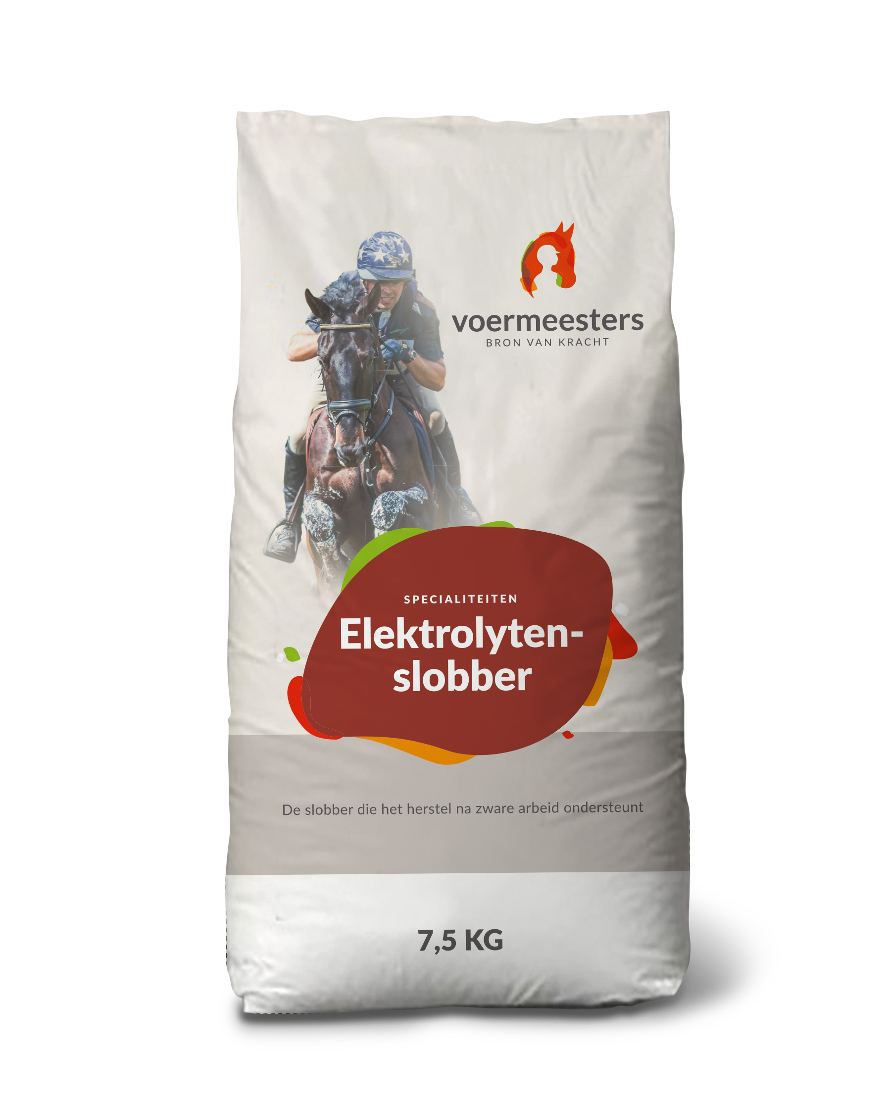 Voermeesters Elektrolyten Slobber - Specialiteit - 7,5 kg - Zak