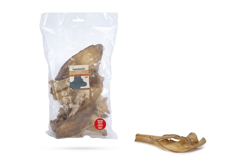 Beeztees Runderoren Voordeelverpakking- Hondensnack Beeztees Runderoren Voordeelverpakking- Hondensnack