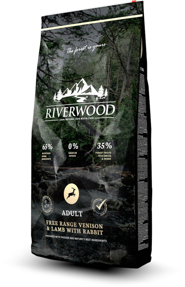 Riverwood  Adult - Hondenvoer - Hert - Lam - 2 kg