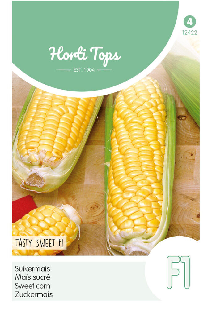 Hortitops Suikermais Zea mays Tasty Sweet F1 - Groentezaden Hortitops Suikermais Zea mays Tasty Sweet F1 - Groentezaden