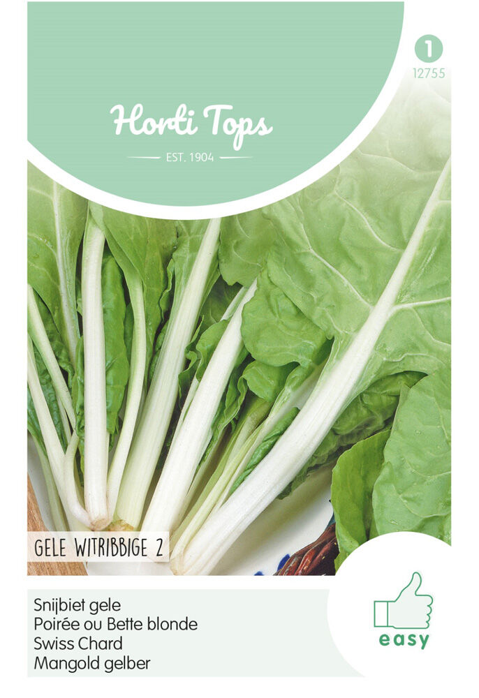Hortitops Snijbiet Beta vulgaris Blonde A Carde Blanche - Gele Witribbige  2 - Snijbiet Hortitops Snijbiet Beta vulgaris Blonde A Carde Blanche - Gele Witribbige  2 - Snijbiet