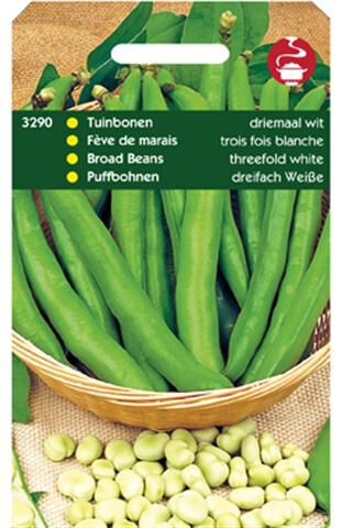 Hortitops Tuinbonen Vicia faba Driemaal Wit - Peulvruchten Hortitops Tuinbonen Vicia faba Driemaal Wit - Peulvruchten