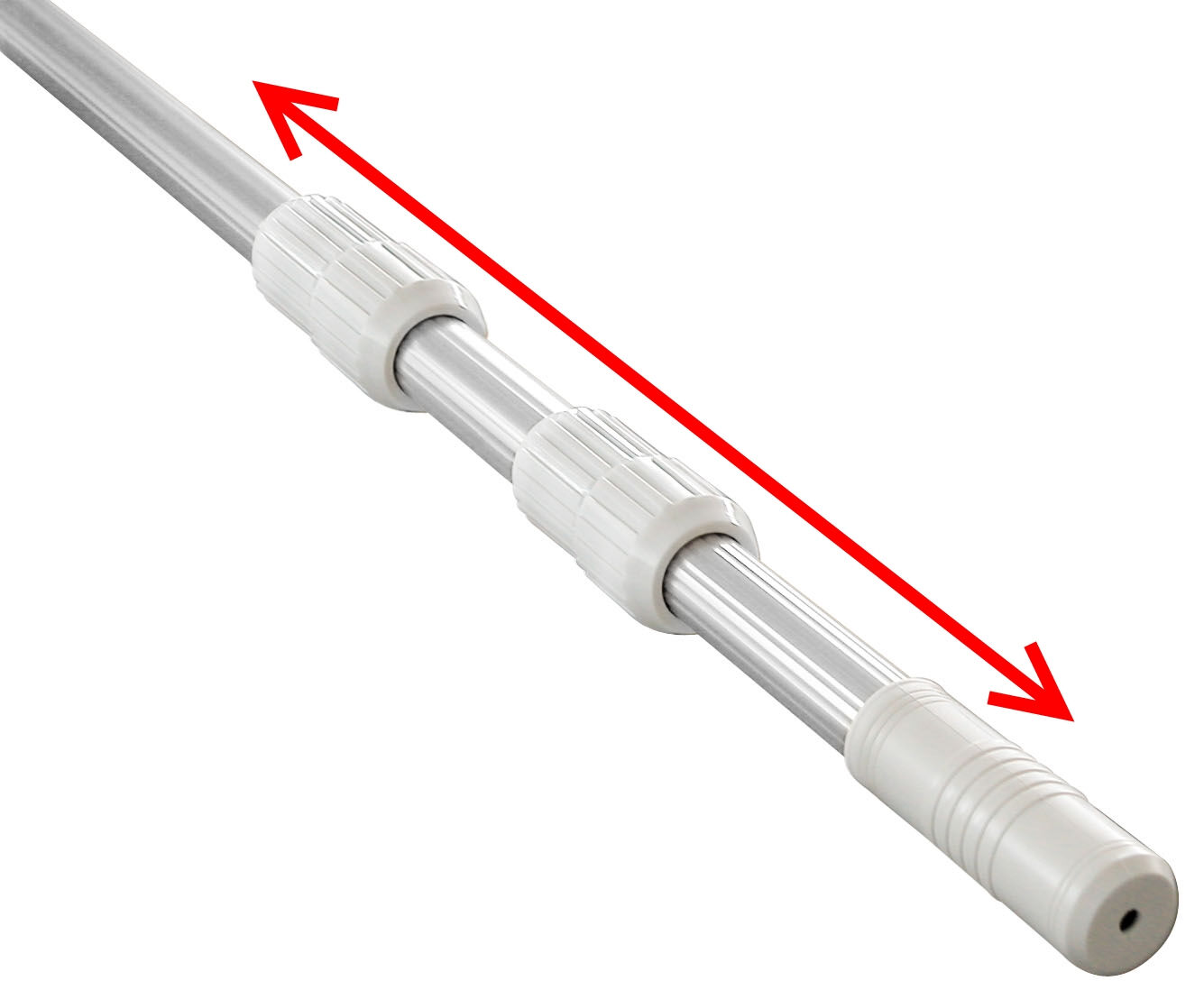 Interline Telescopisch 3,6m - Stofzuigersteel - 145x5x5 cm