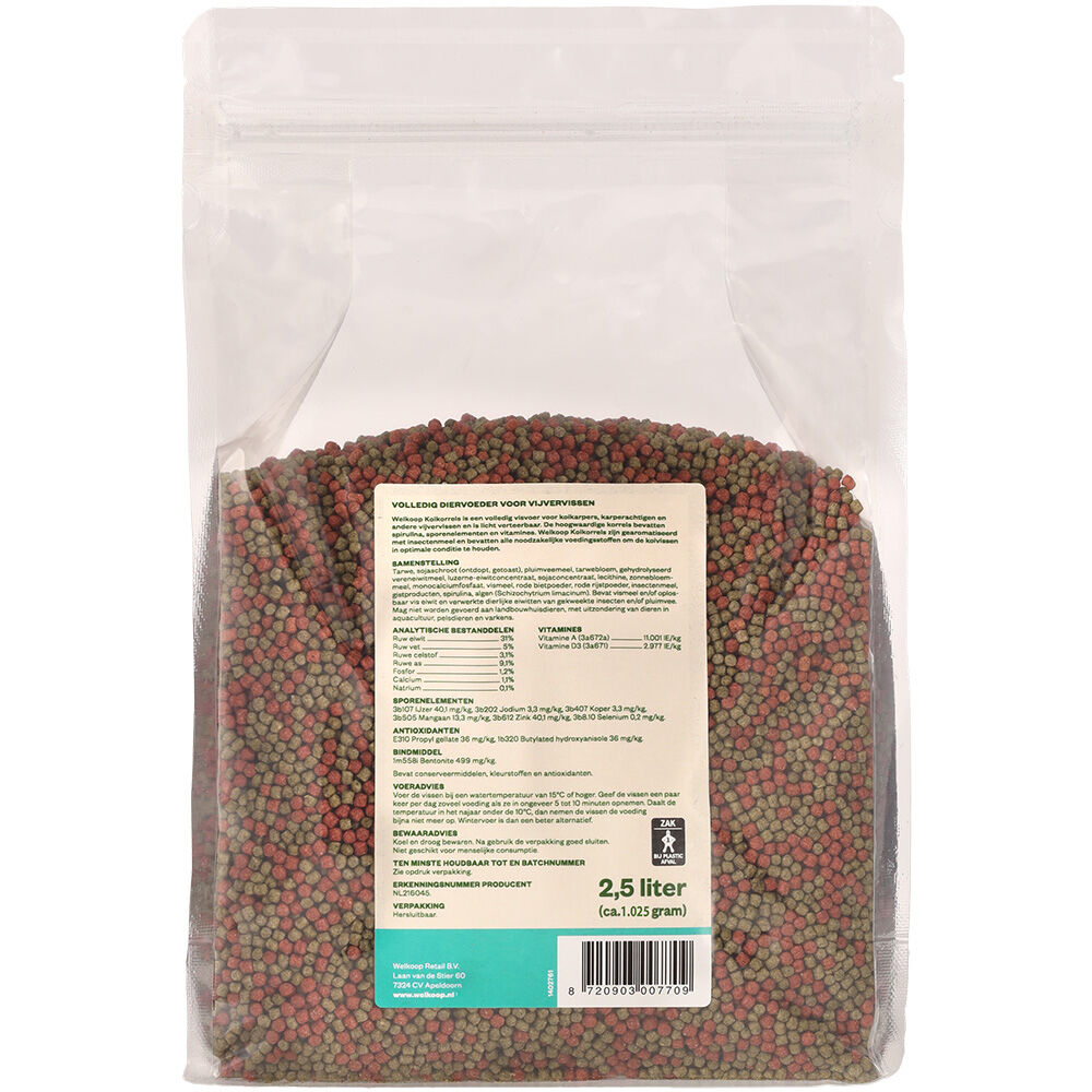 Welkoop Koikorrels  - Vijvervissenvoer - 2.5