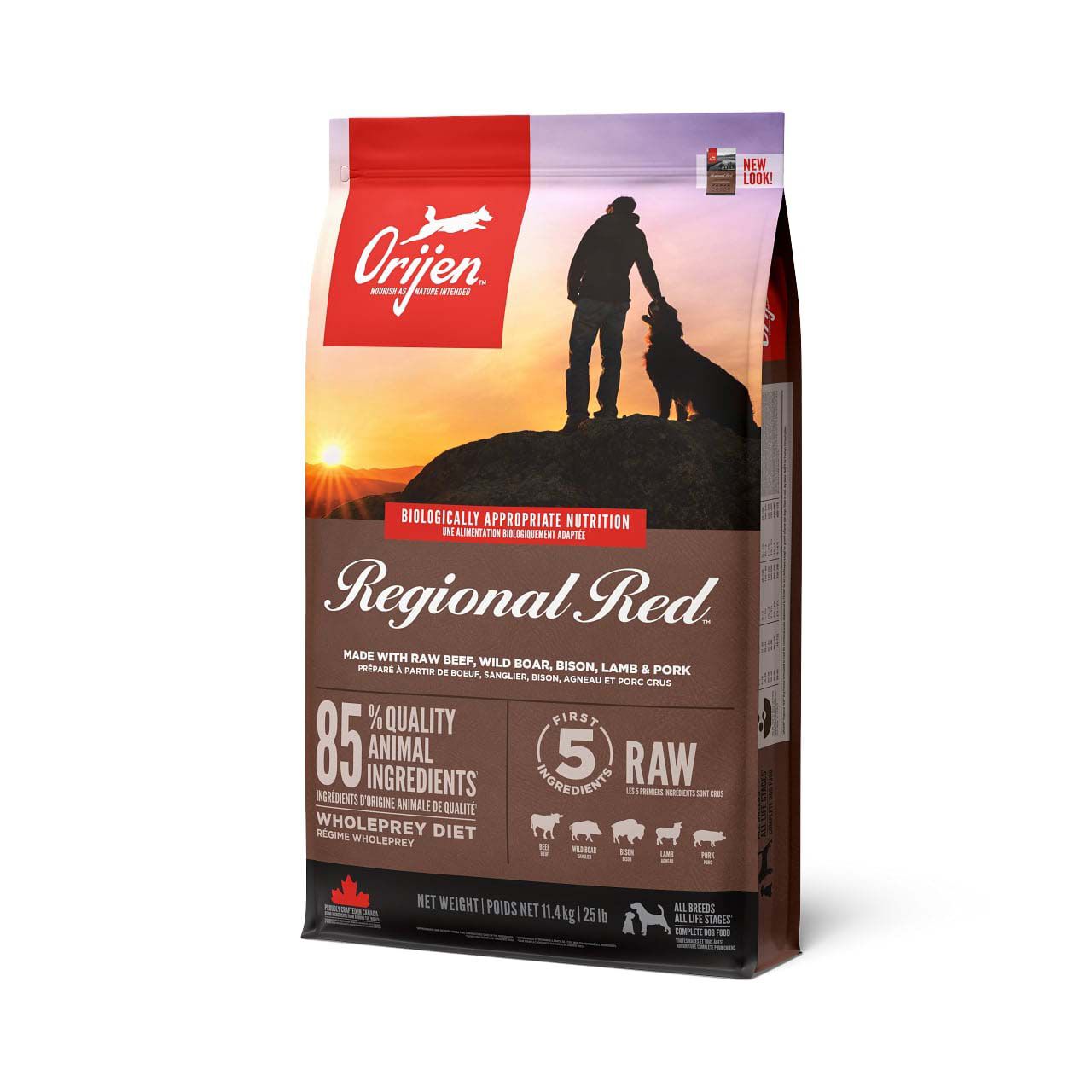 Orijen Regional Red Dog Whole Prey - Hondenvoer - 11.4 - rund Orijen Regional Red Dog Whole Prey - Hondenvoer - 11.4 - rund