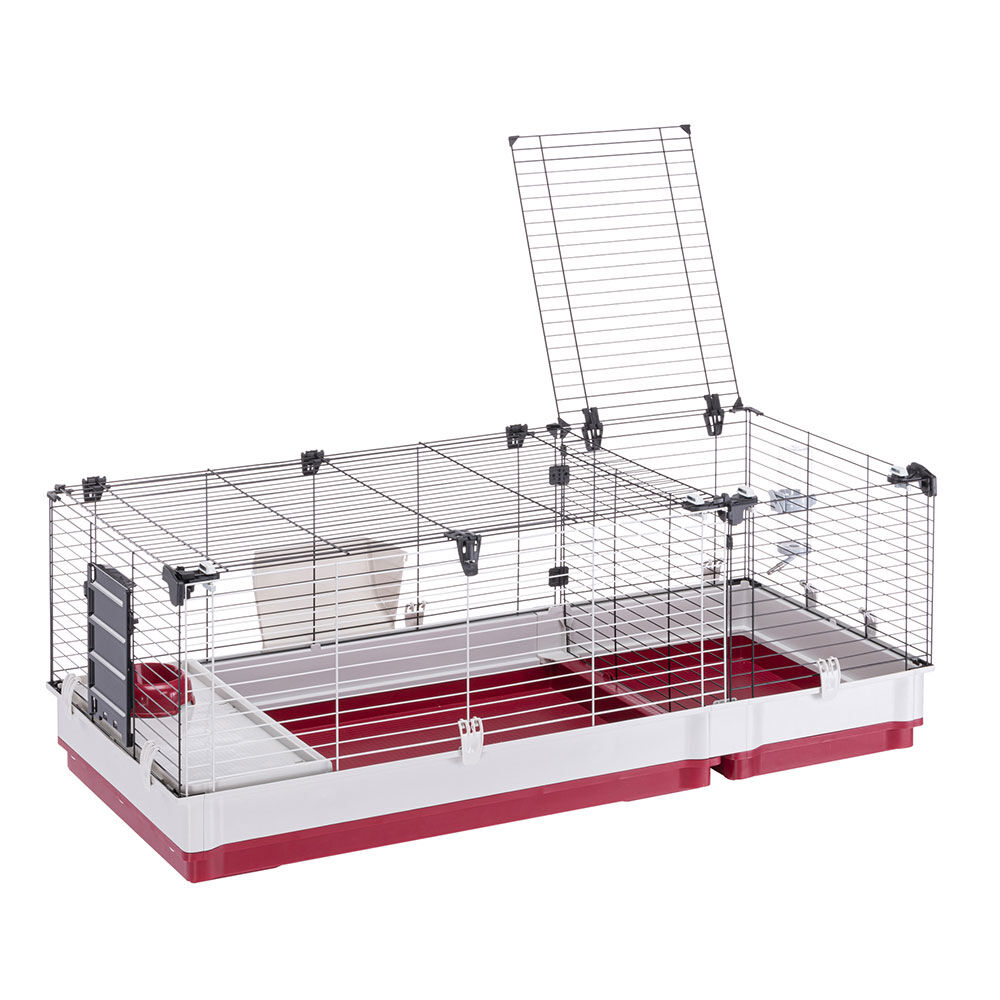 Ferplast Krolik 140   - Konijnenkooi - Rood - 50x60x60 cm