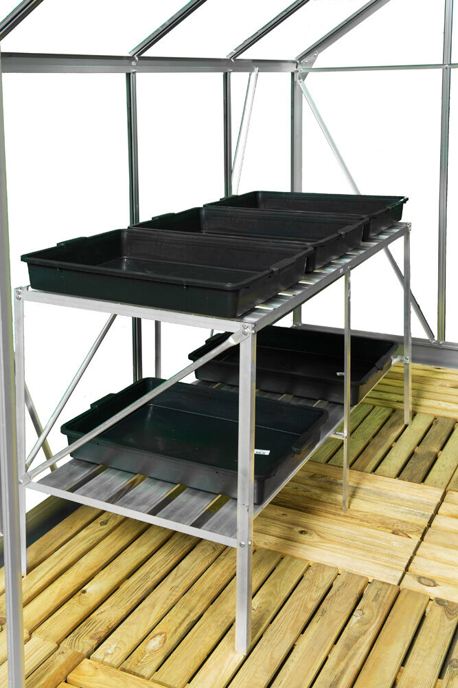 ROYAL WELL Maxi Grower 125x60x75cm - Kweektafel - 75.00 cm - Zilver - 125.00 cm - 60.00 cm
