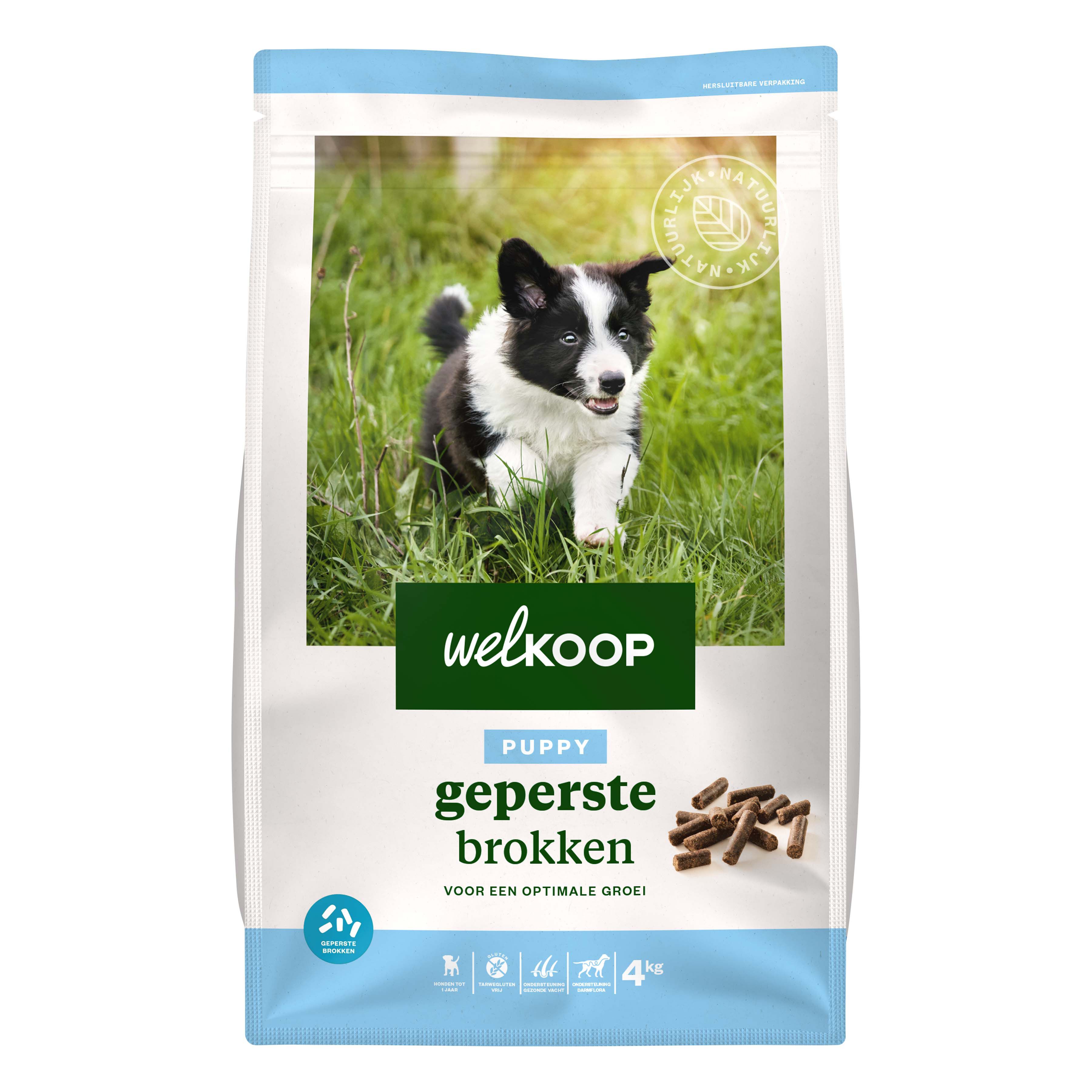 Welkoop Puppy Geperste brokken - Hondenvoer - 10.00 - kip