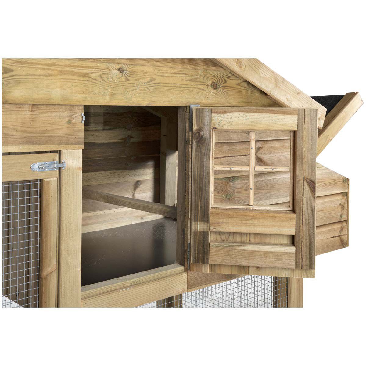 Voldux Romy - Dierenverblijf met ren - 160.00 cm - Naturel - 160.00 cm - Groot - 90.00 cm