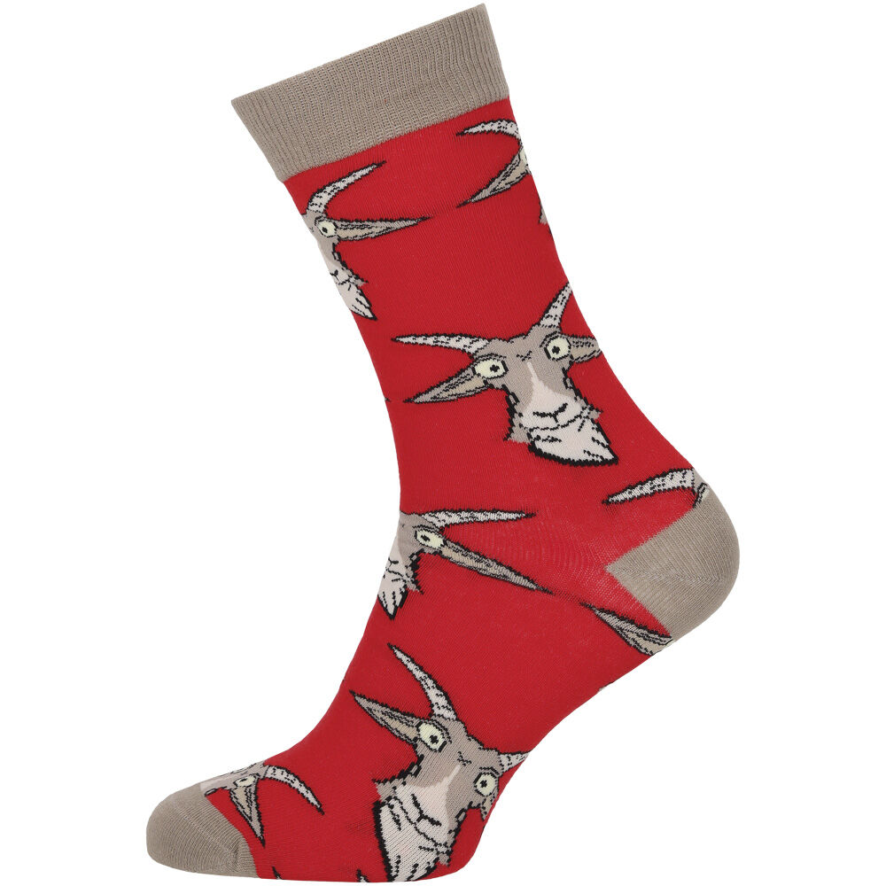 Welkoop Fun Geit - Sokken - Rood - 35-38