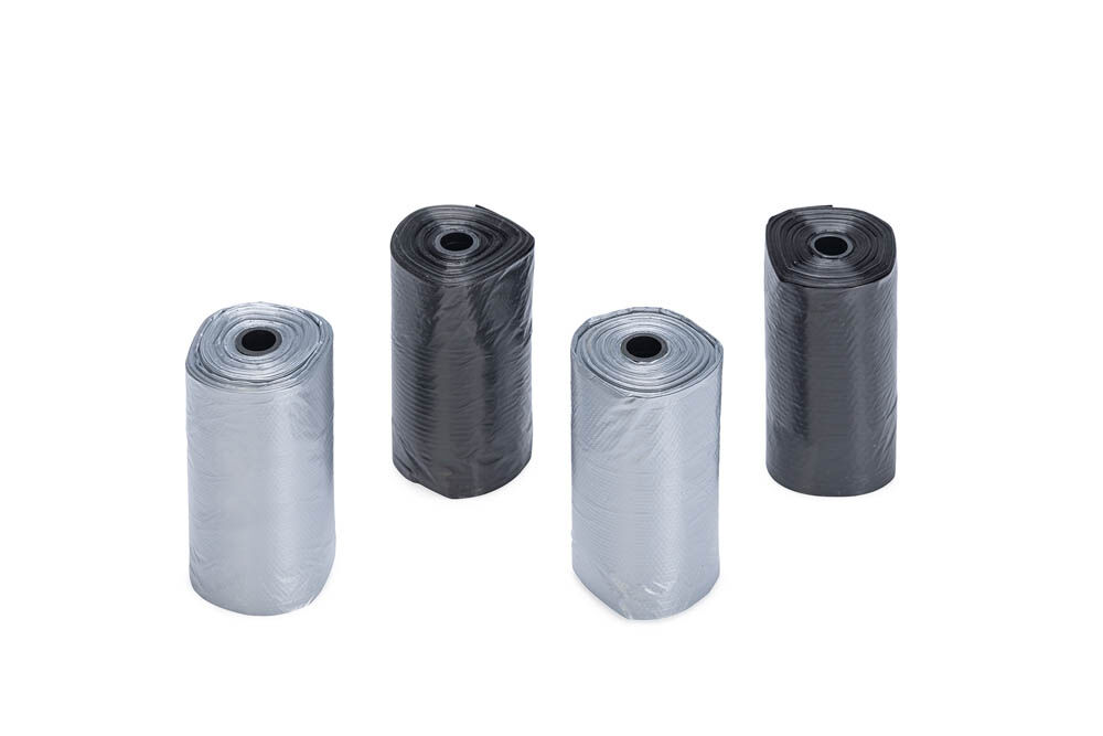 Beeztees Navulling - Poepzakjes - 80 - Zwart Grijs