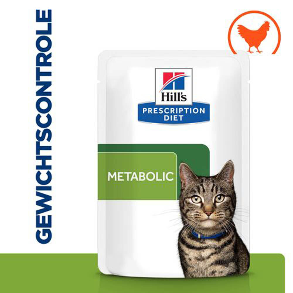 Hill's Prescription Diet Metabolic - Kattenvoer - Kip - 1,02 kg
