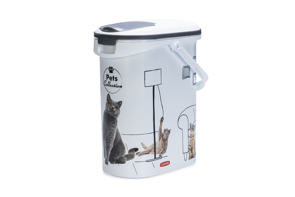 Curver Kat - Voercontainer - 10 l - Wit - 34x19x2 cm Curver Kat - Voercontainer - 10 l - Wit - 34x19x2 cm