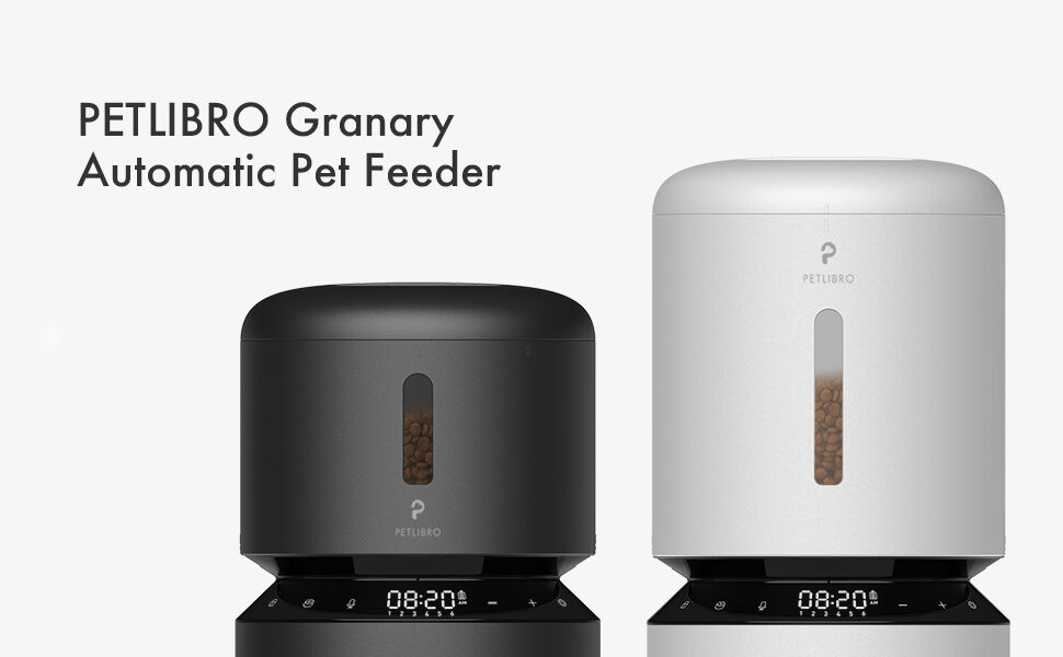 PETLIBRO Granary Duo - Automatische kattenvoerbak - 26.00 cm - Zwart - 36.00 cm - 36.00 cm