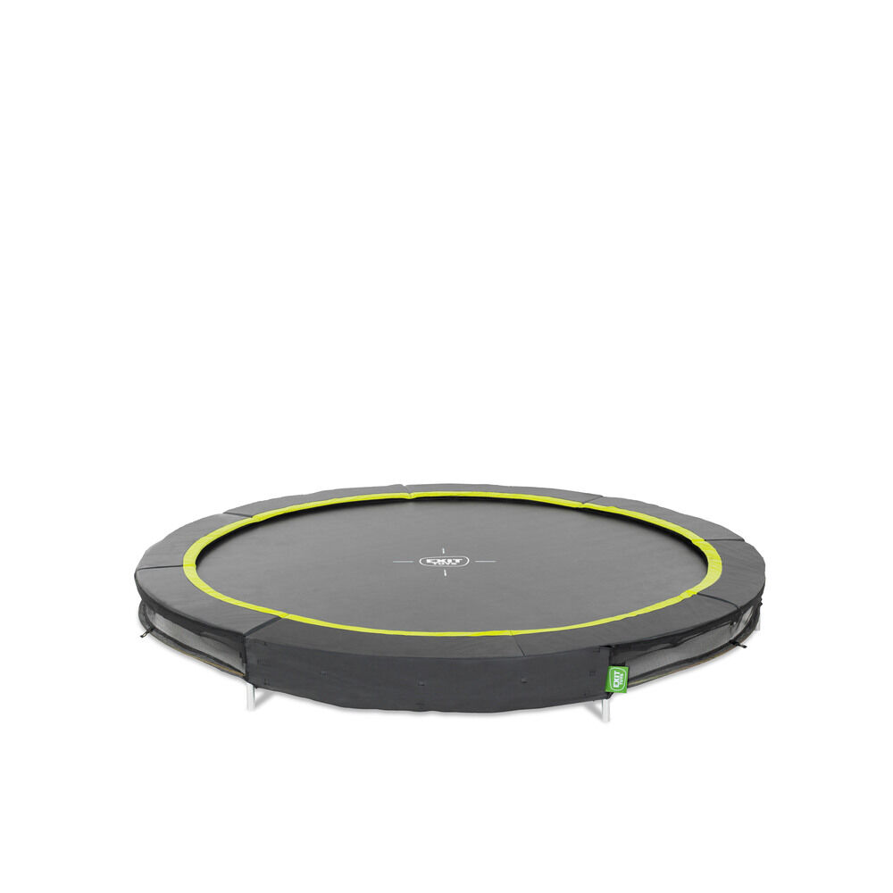 EXIT Silhouette inground - Trampoline - Zwart - 20x1x1 cm - 244 cm EXIT Silhouette inground - Trampoline - Zwart - 20x1x1 cm - 244 cm