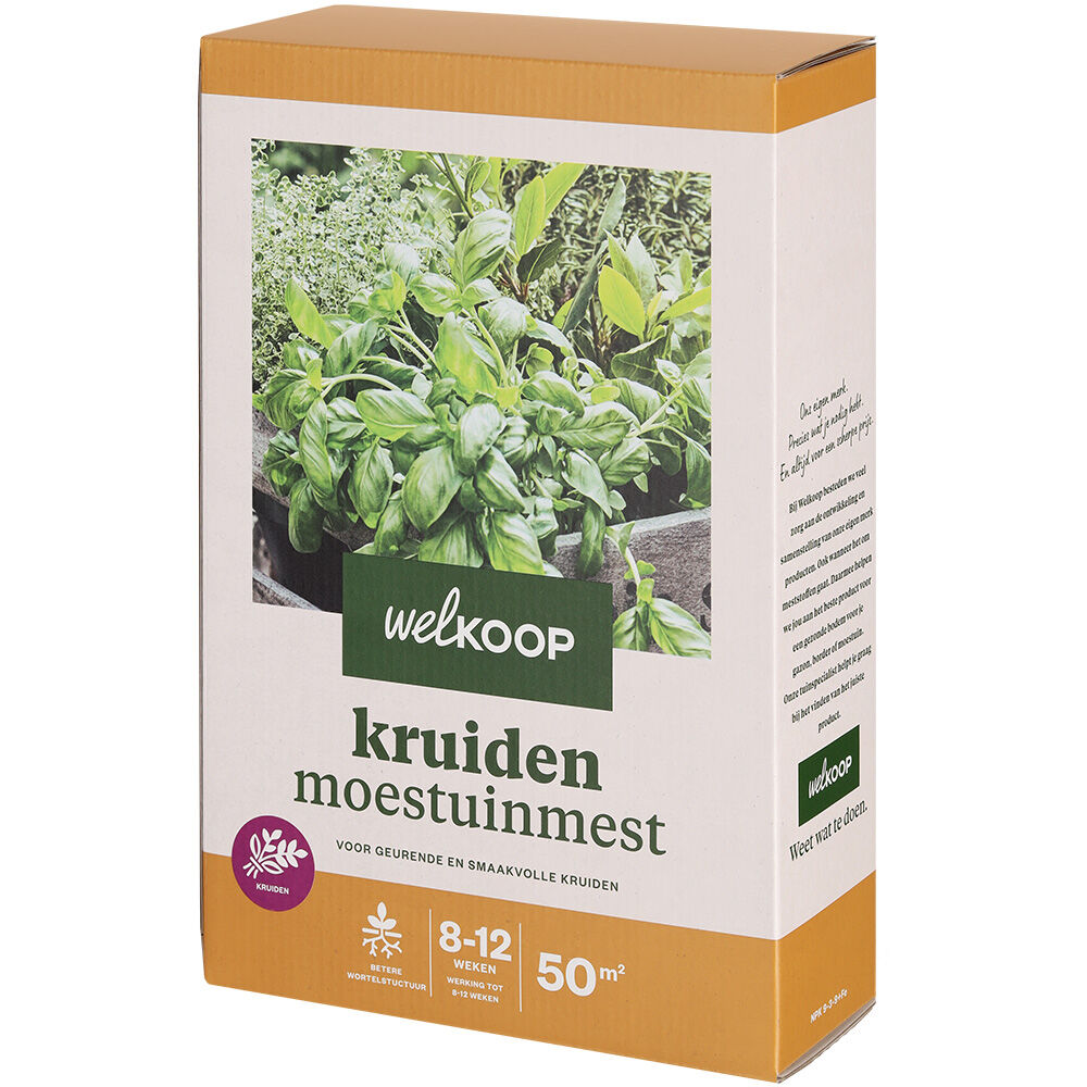 Welkoop - Kruiden Moestuinmest - 50 m2 - 2