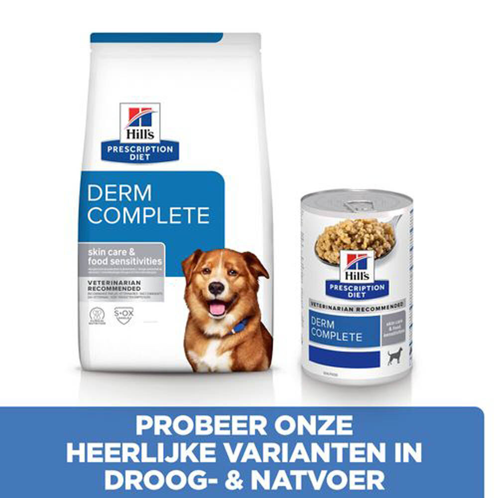 Hill's Prescription Diet Derm Complete - Hondenvoer - 12.00 - kip