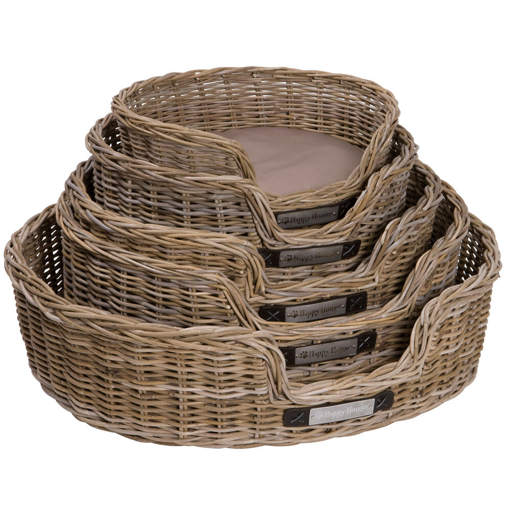 Happy-House Riet - Hondenmand - 25.00 cm - Beige/Bruin - 51.00 cm - M - 64.00 cm