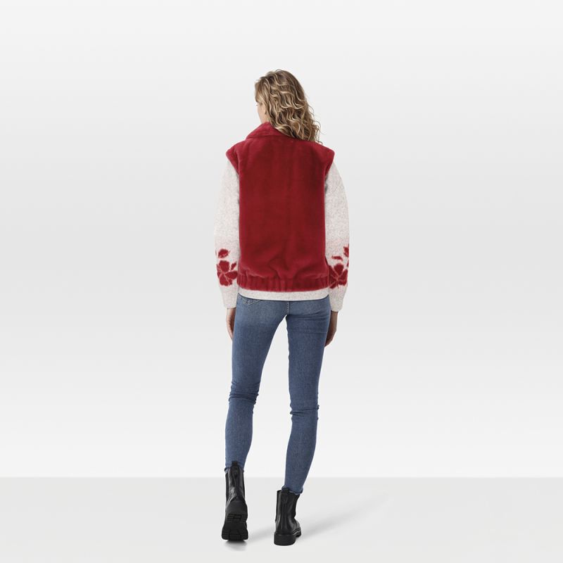 Veleste Jinta - Gilet - 36 - Rood