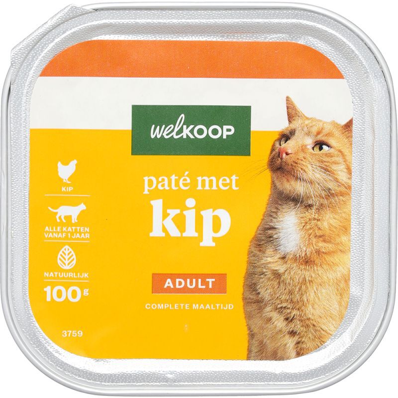 Welkoop Pate - Kattenvoer - 100 - kip