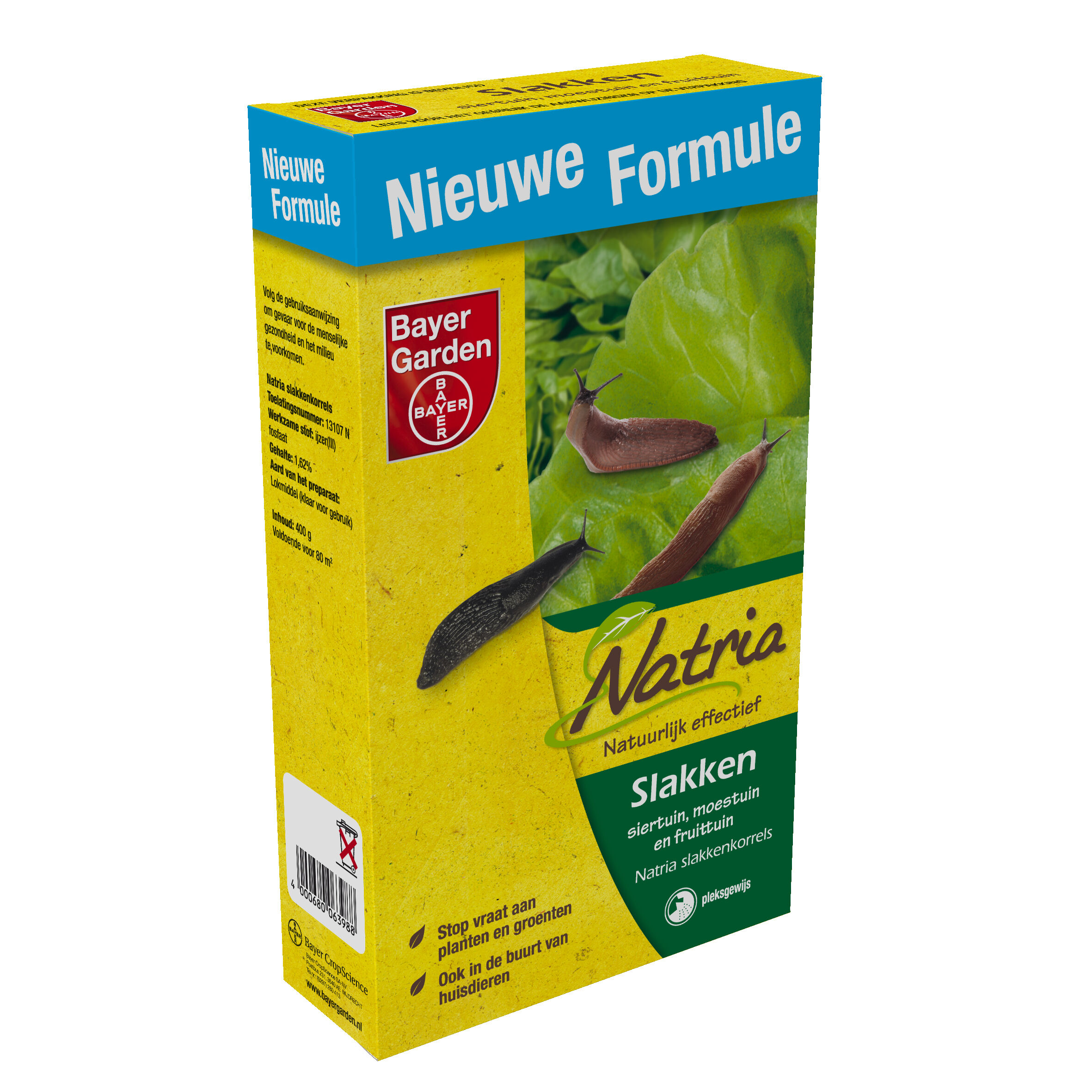 Bayer Garden Natria Slakkenkorrels - Tegen slakken Bayer Garden Natria Slakkenkorrels - Tegen slakken