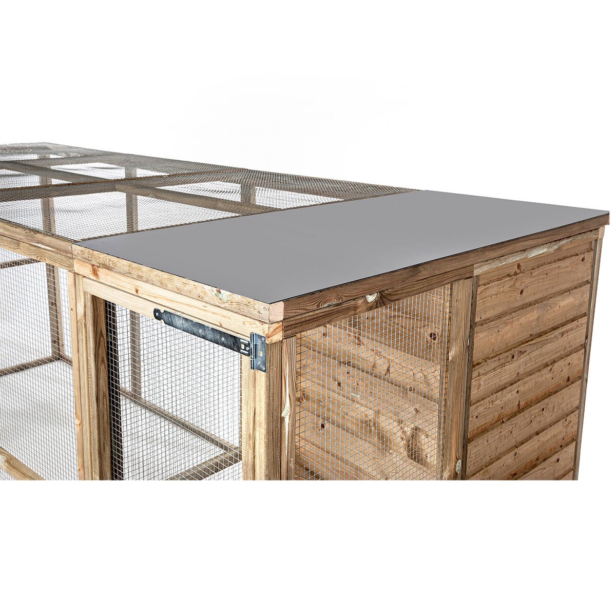 Glorenza - Volière - 183.00 cm - Naturel - 448.00 cm - 179.00 cm