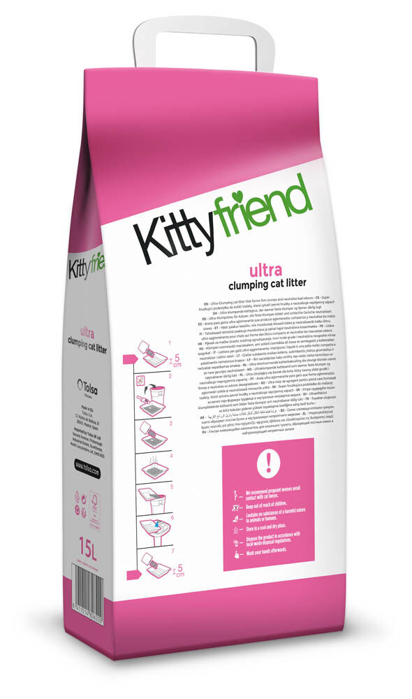 Kitty Friend Klontvormende - Kattenbakvulling - Fijn - 15