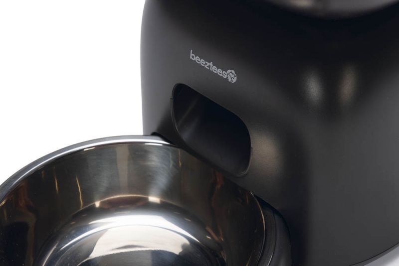 Beeztees Chris - Automatische voerbak - 3 liter - Grijs - 32x32x32 cm