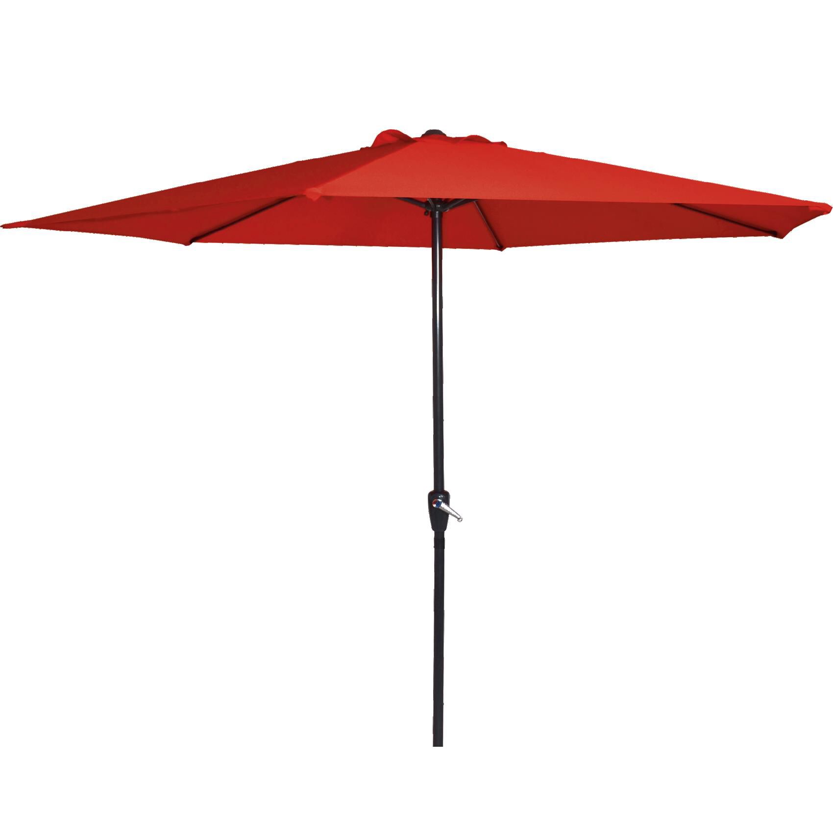Lesli Living Gemini Stokparasol - Parasol - Rood - 6x4x2 cm - 300 cm Lesli Living Gemini Stokparasol - Parasol - Rood - 6x4x2 cm - 300 cm
