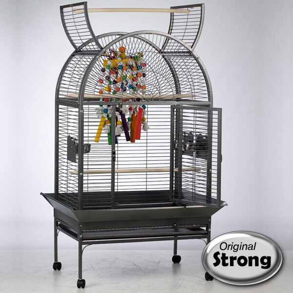 STRONG Villa Isa - Papegaaienkooi - 103x72x156cm - Metaal - Wit