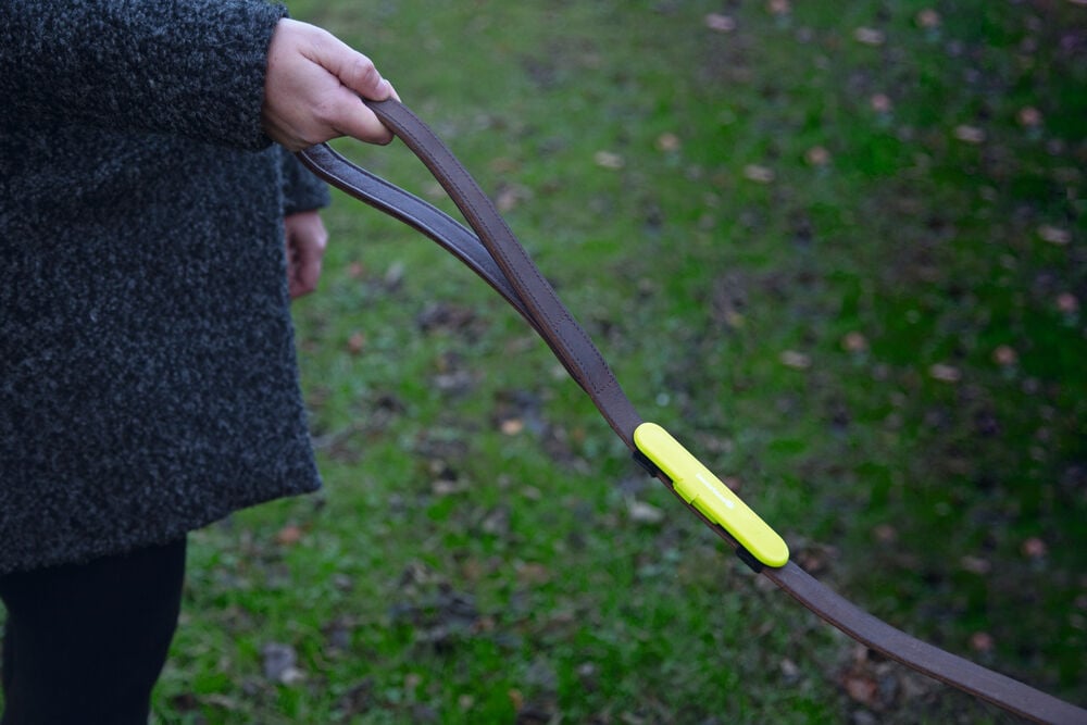 Beeztees - Veiligheidsstrip Hond - Geel - 12 cm