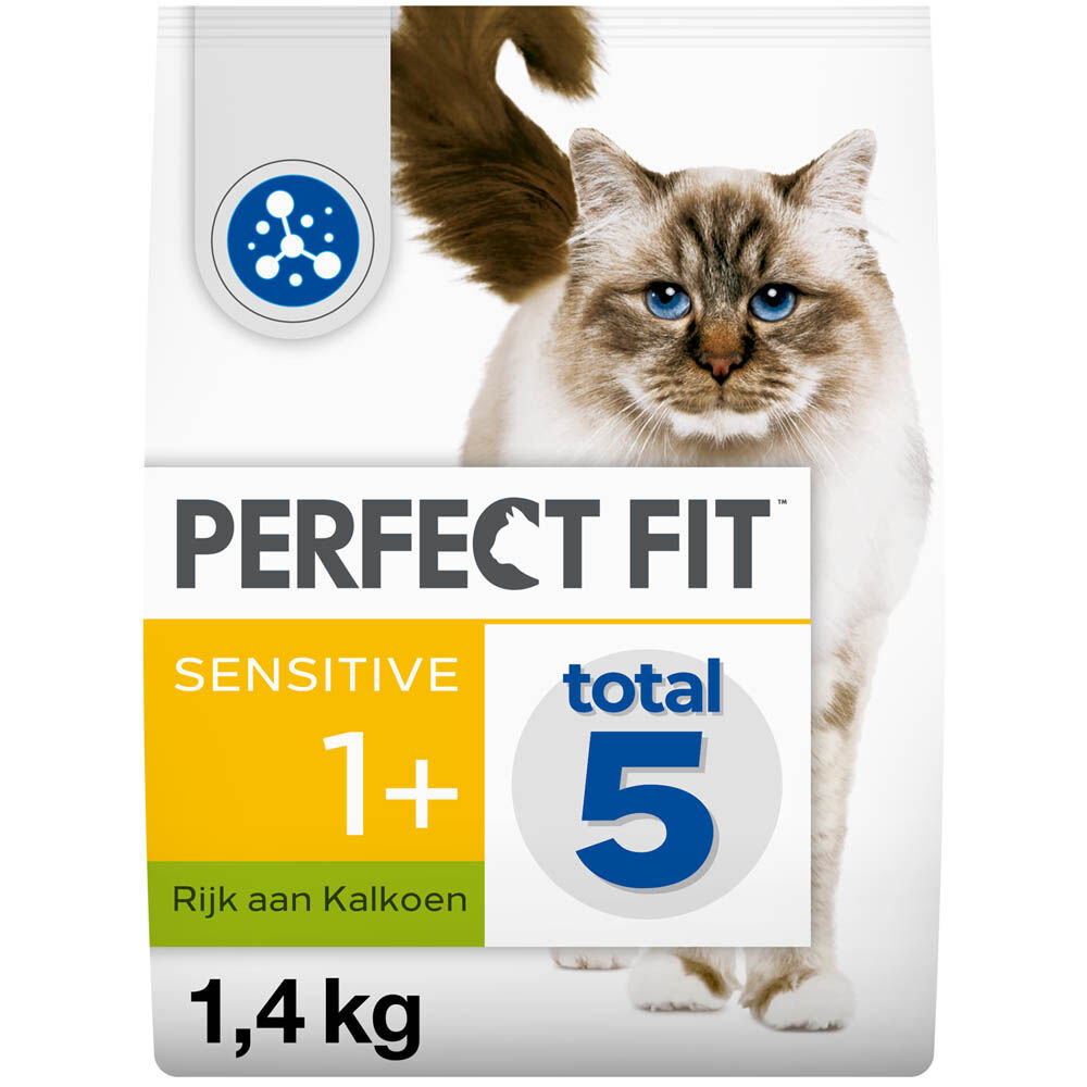 Perfect Fit Sensitive 1+ - Kattenvoer - 1.4 - kalkoen