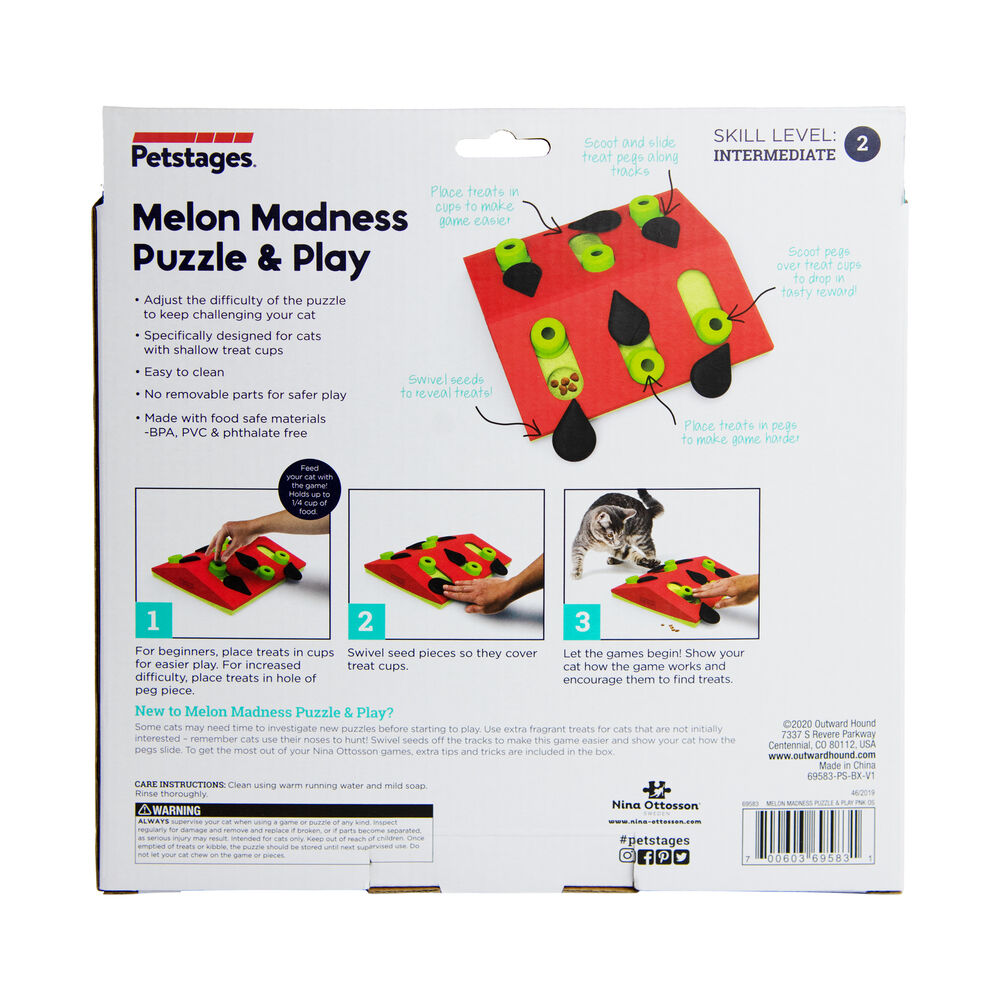 Nina Ottosson Puzzle & Play Melon Madness - Kattenspel