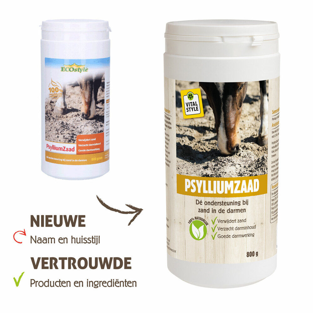 VITALstyle Psyllium Zaad - 800 - Pot