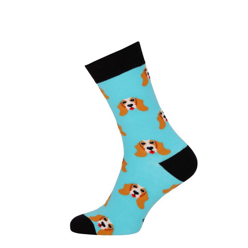 Welkoop Fun Hond - Sokken - Blauw - 35-38